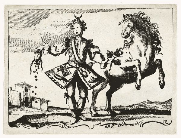 Engraving by Anonimo: "Allegoria di Carnevale"
