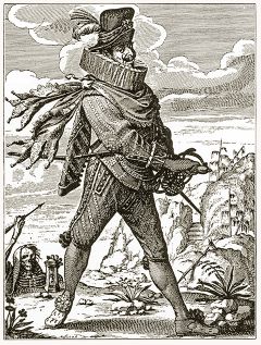 Engraving by Abraham Bosse - Capitaine Fracasse
