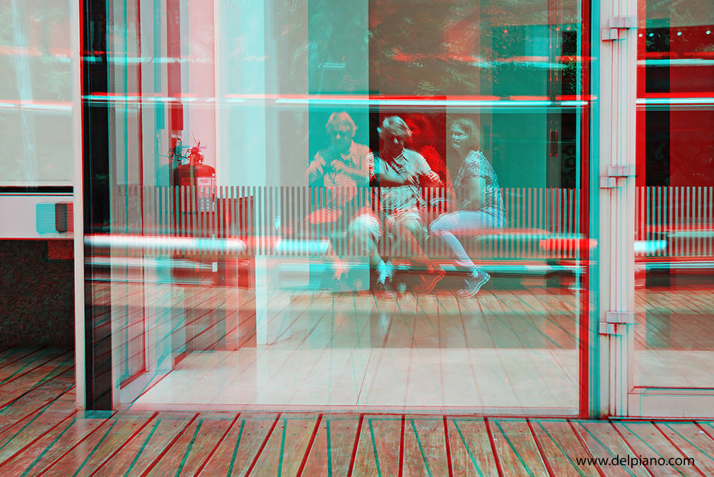 Everyday objects in 3D and Abstract red/cyan Anaglyphs