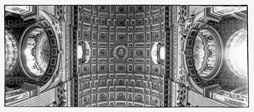 Ceiling of Saint Peter's Church in Rome