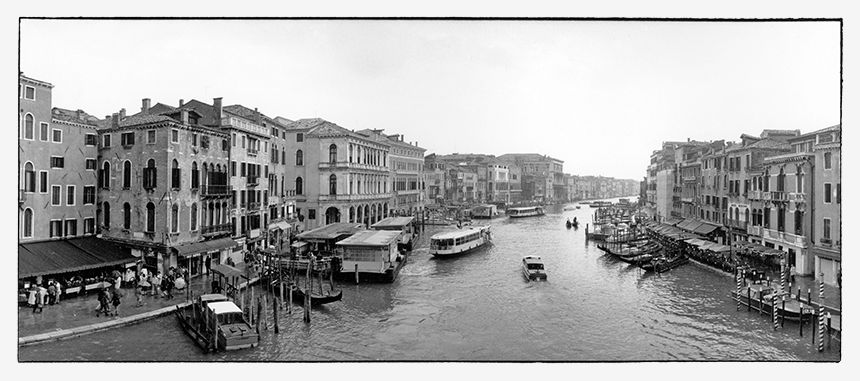 View from the Rialto Bridge in Venezia