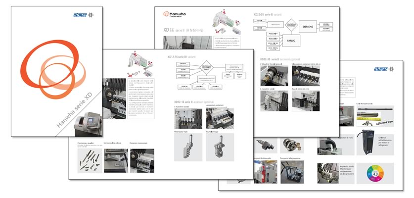 16 pages product line brochure