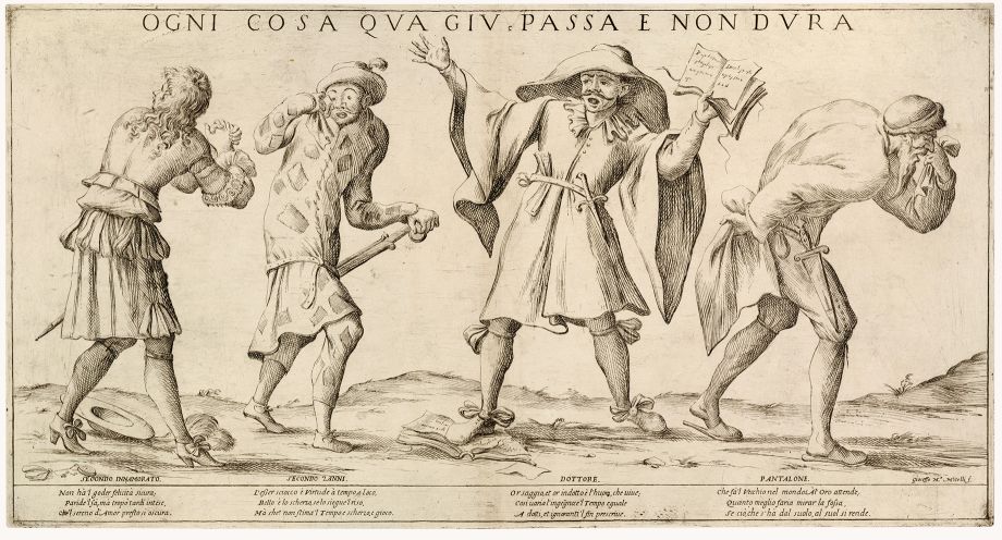 Giuseppe Maria Mitelli: Ogni Cosa Qua Giu Passa e non Dura - etching