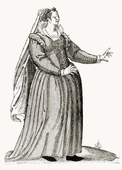 Engraving of Isabella - 1577