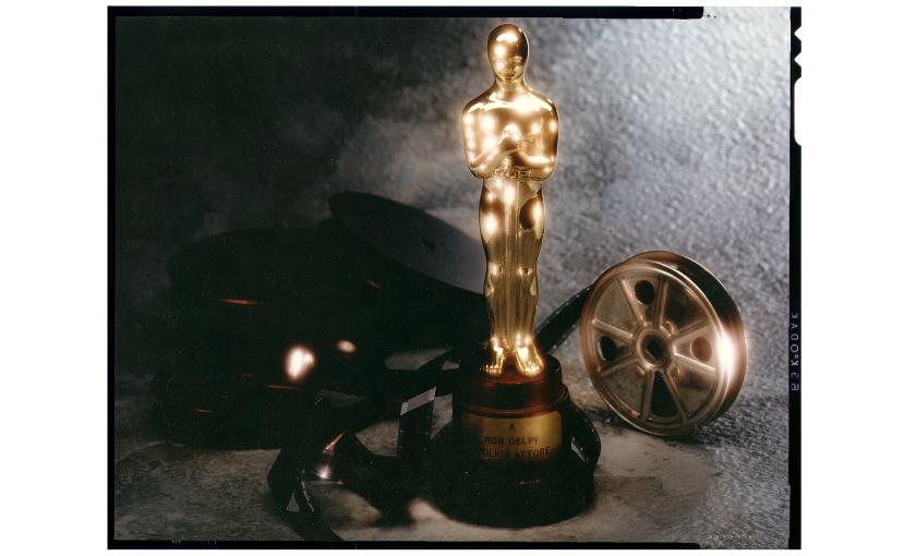 Plastic Oscar I won for the 8mm movie 'The Barboon' I was acting in + doing. Plastic, ok?