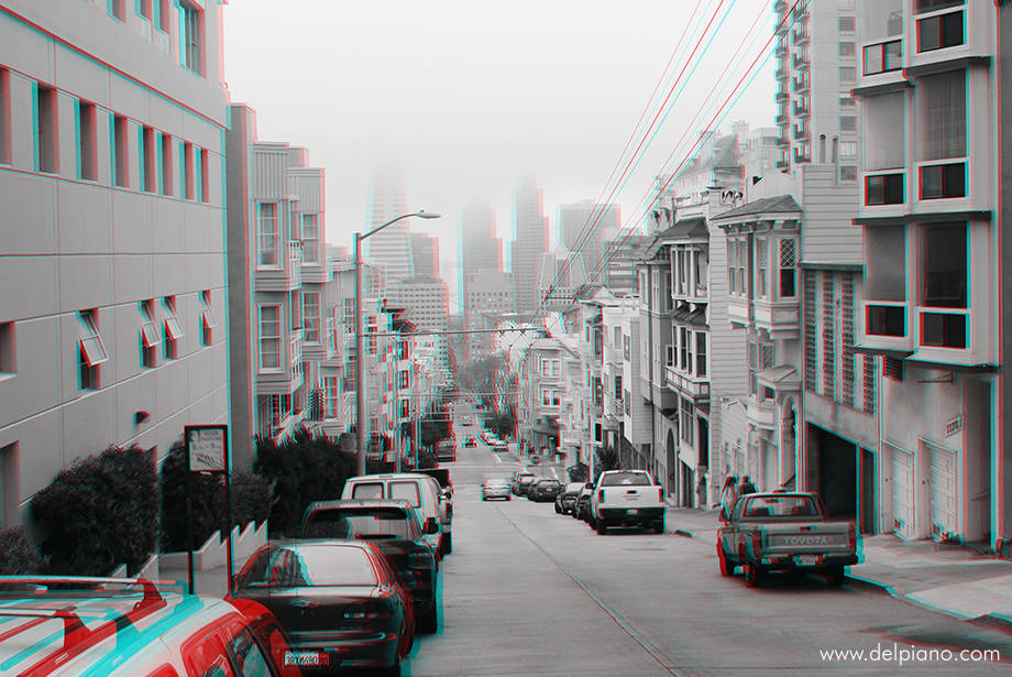 3D stereo Anaglyphs of buildings and architecture in the USA