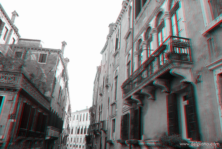 3D stereo Anaglyphs of buildings and architecture in Europe