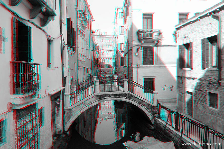 3D stereo Anaglyphs of Venice