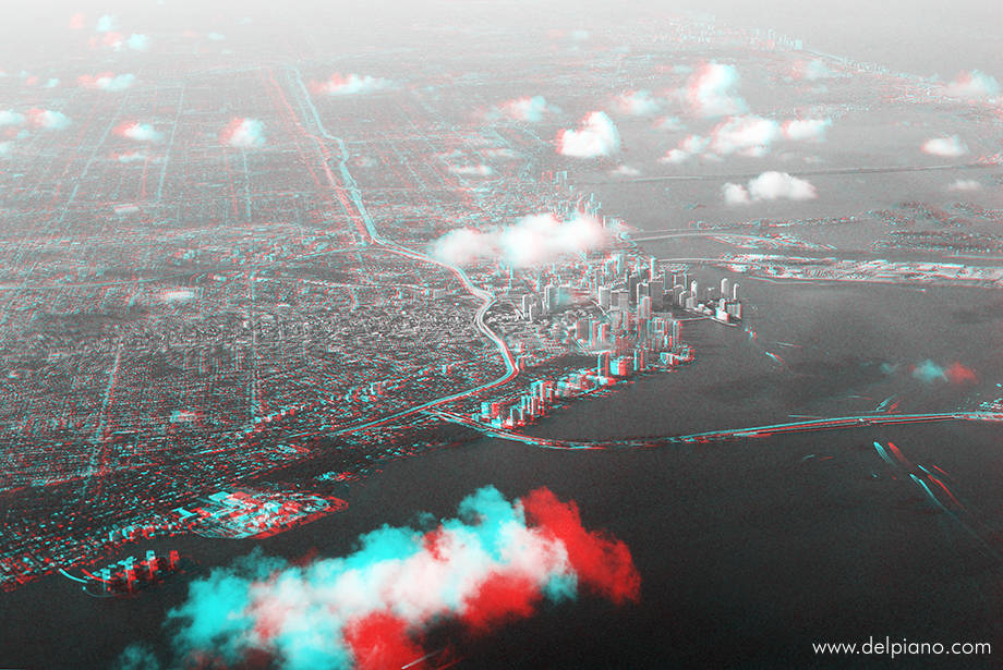 3D stereo Anaglyphs of cities, Environment and historical sites