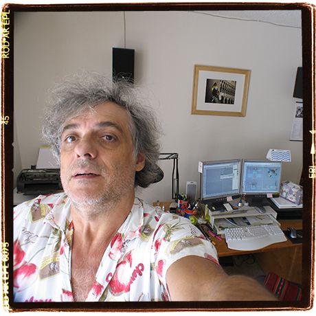 Selfie in my house office, south California, 2005 maybe