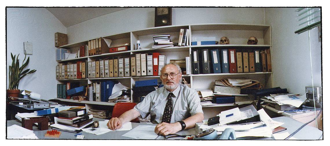 Director of Institute of Anthropology posing - Torino