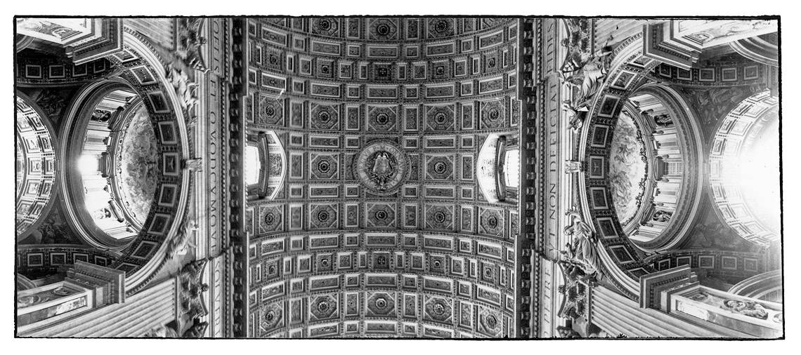 Ceiling of Saint Peter's Church in Rome