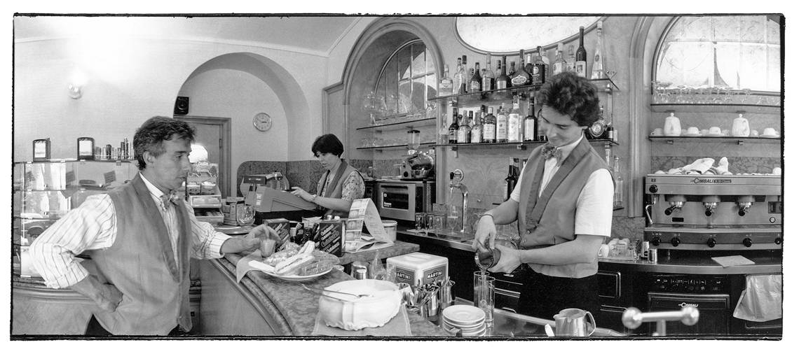 Nice swank coffee shop in Torino