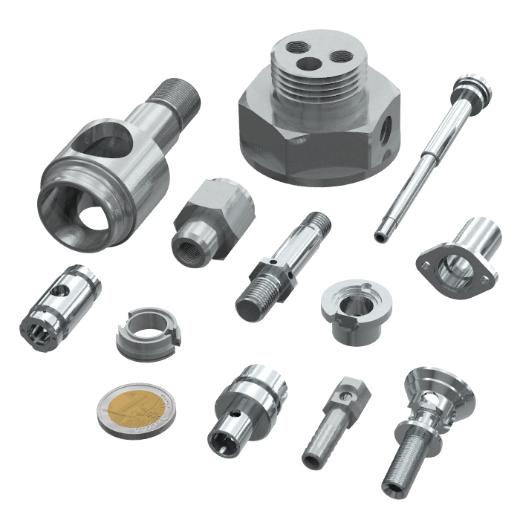 Group of mechanical parts in steel