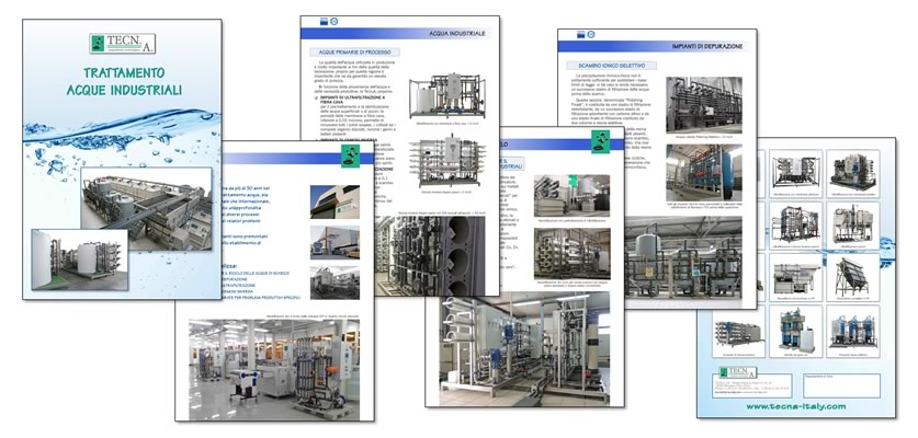 8 pages institutional + product lines brochure