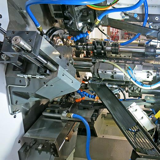Working Area of CNC Multi-Spindle Lathe